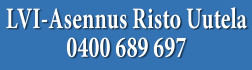 LVI-Asennus Risto Uutela logo